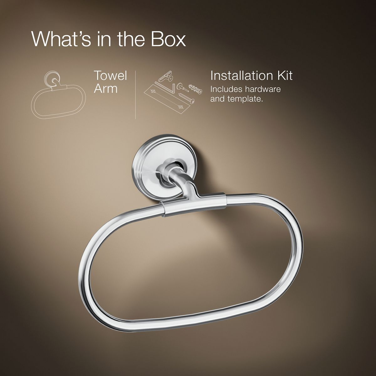 Paces Towel Ring | K-R34488 | KOHLER