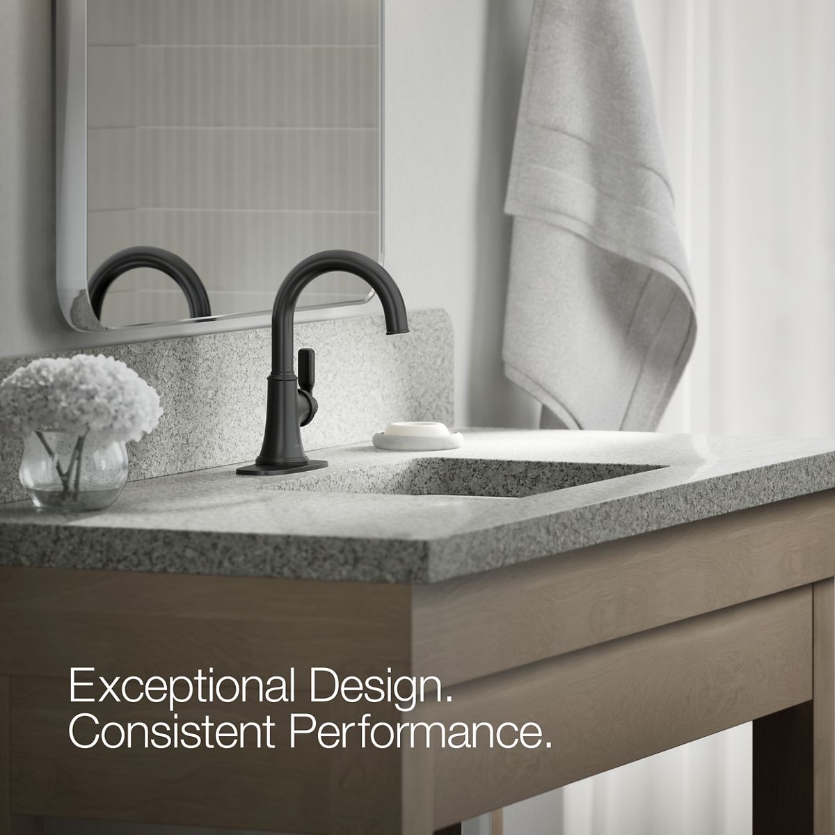 Paces 1-Handle Bathroom Sink Faucet | K-R34515-4D | KOHLER