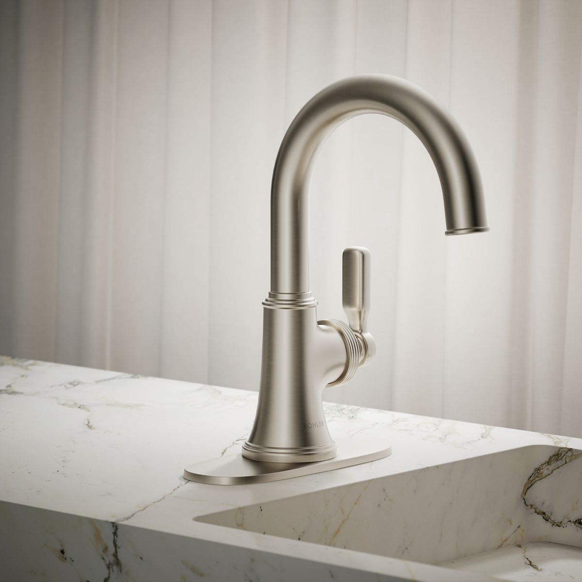 Paces 1-Handle Bathroom Sink Faucet | K-R34515-4D | KOHLER