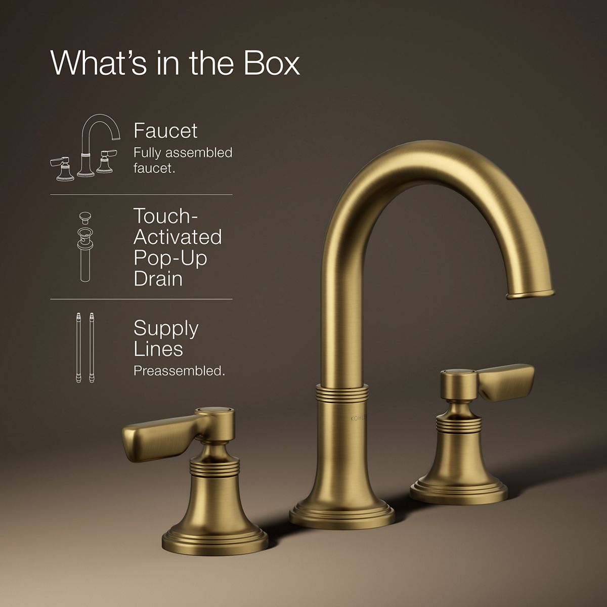 KOHLER | R34524-4D | Paces™| Widespread bathroom sink faucet, 1.2 gpm