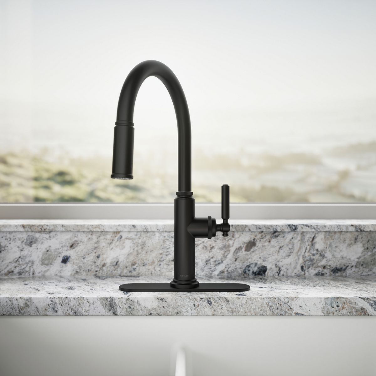 KOHLER | R34619 | Revolv™| Pull-down kitchen sink faucet with  display picture 1