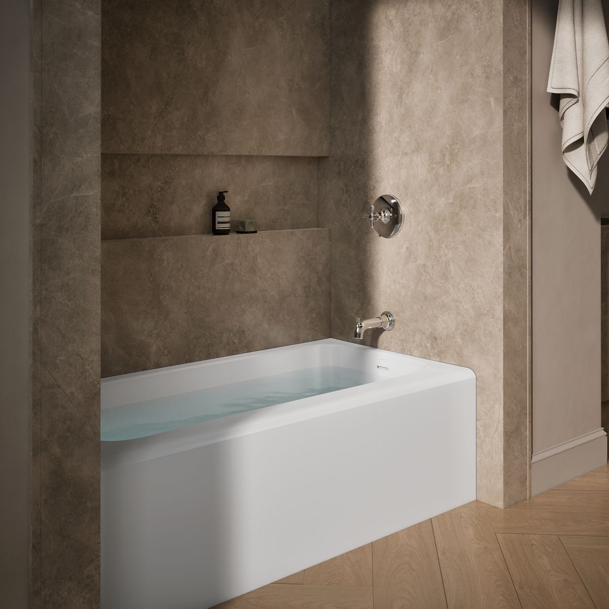 Products in use in close room view