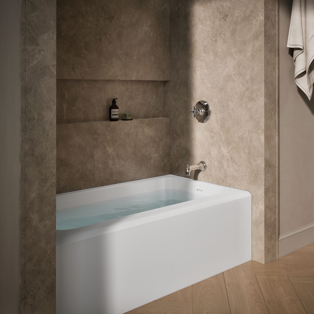 Products in use in close room view