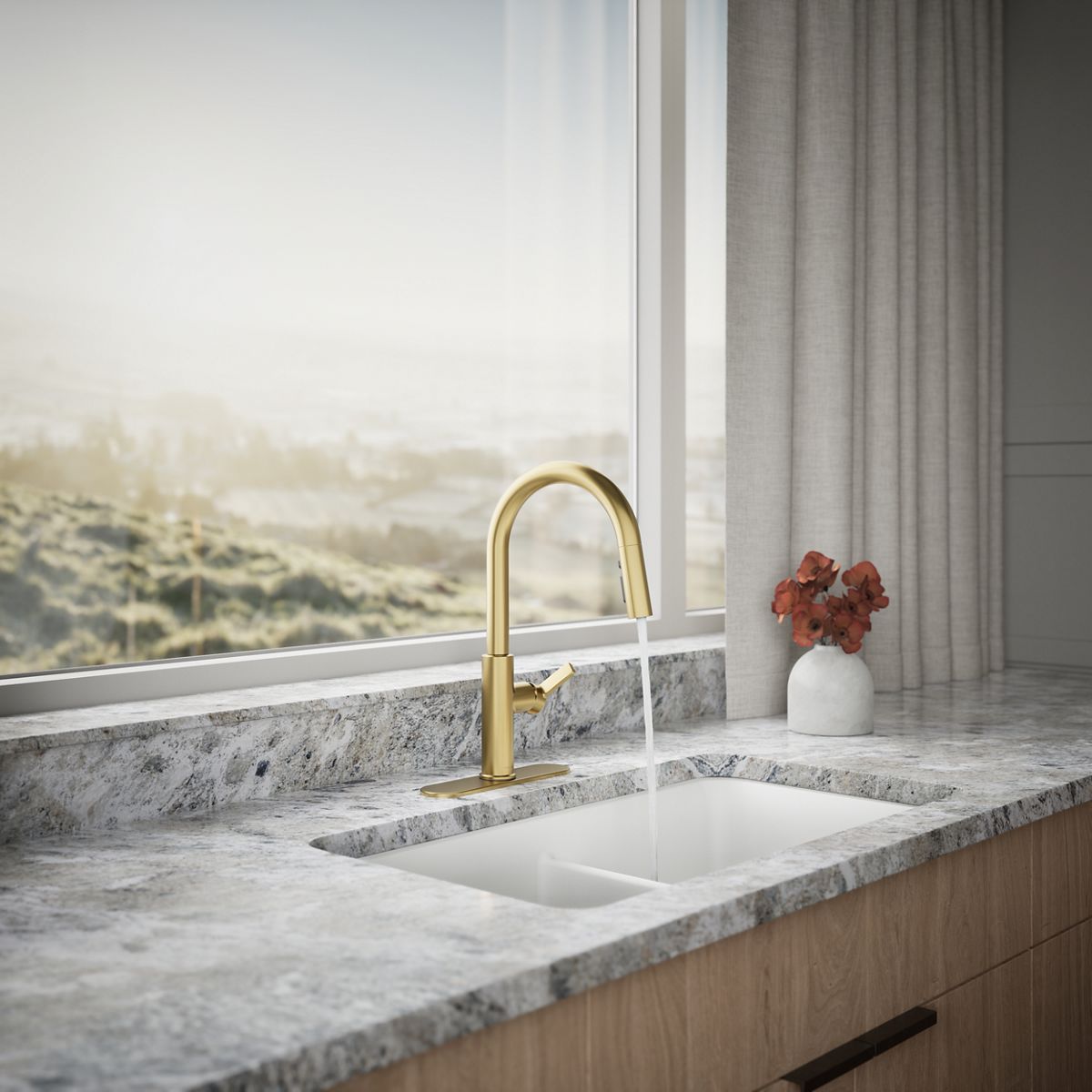 Rodean Pull-Down Kitchen Sink Faucet | K-R38473-RT2 | KOHLER