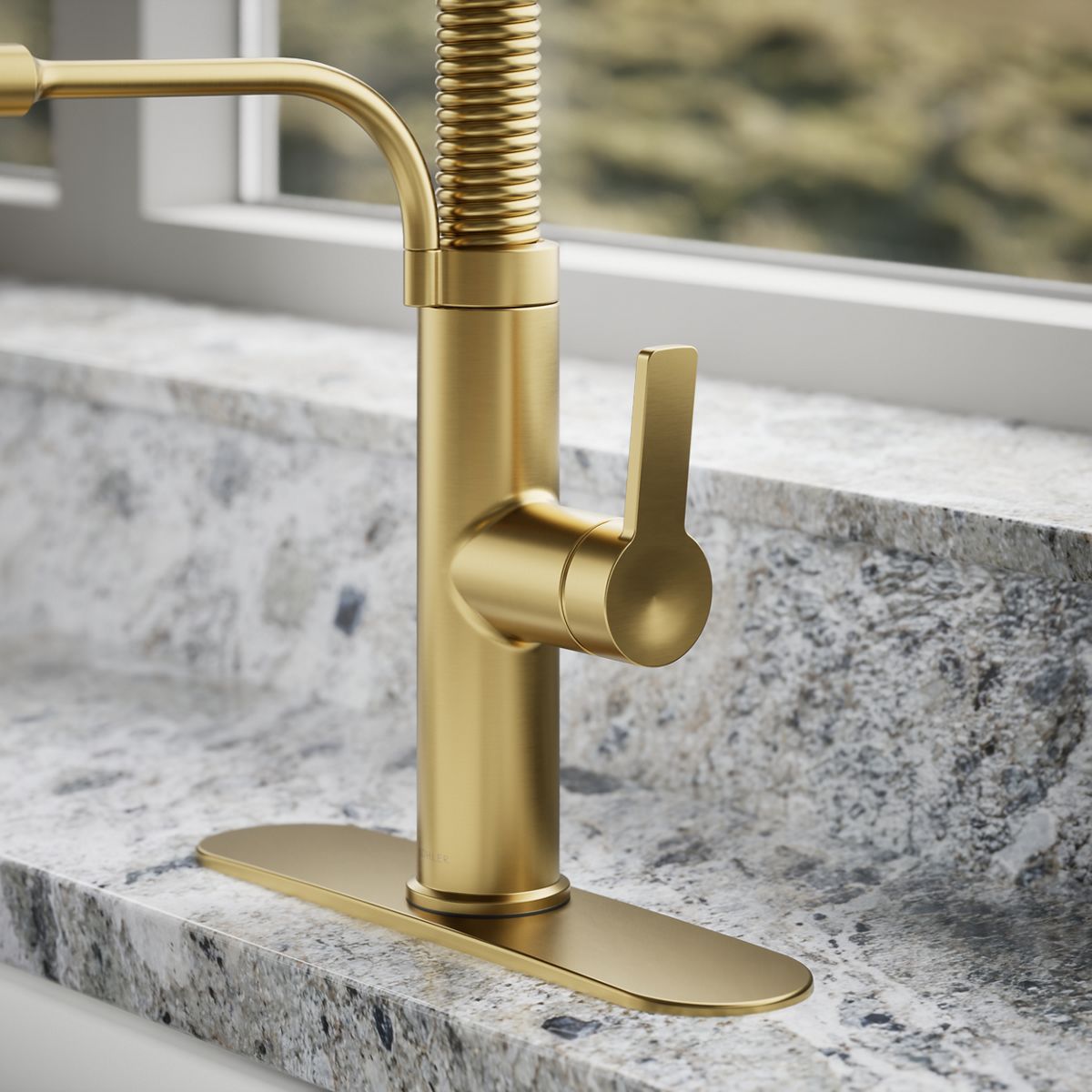 ケノン　シャンパンゴールド　バージョン6.2 Kankone Semi-Professional Kitchen Faucet | K-R38612 | KOHLER