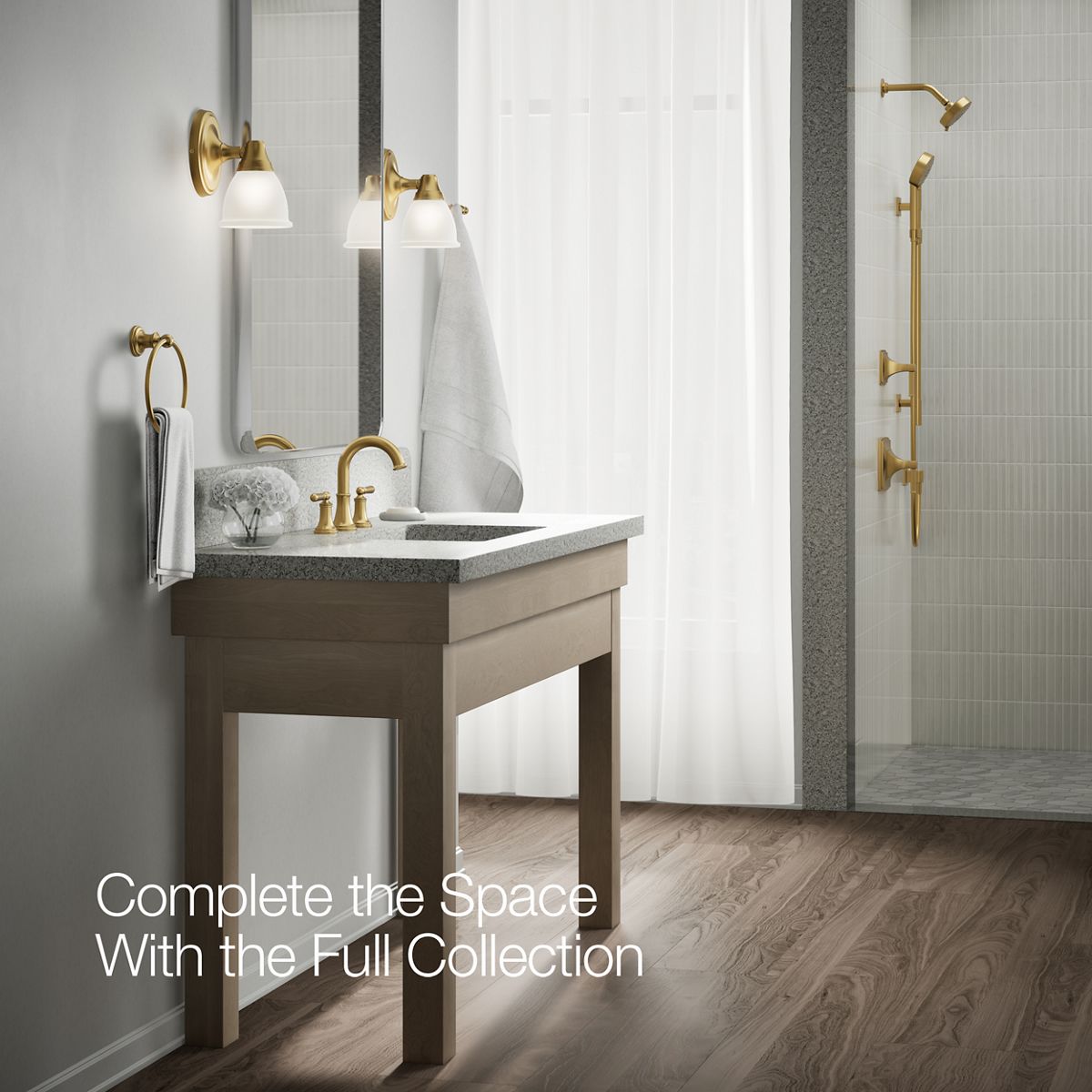 Facile Widespread Bathroom Faucet | K-R38804-4D | KOHLER