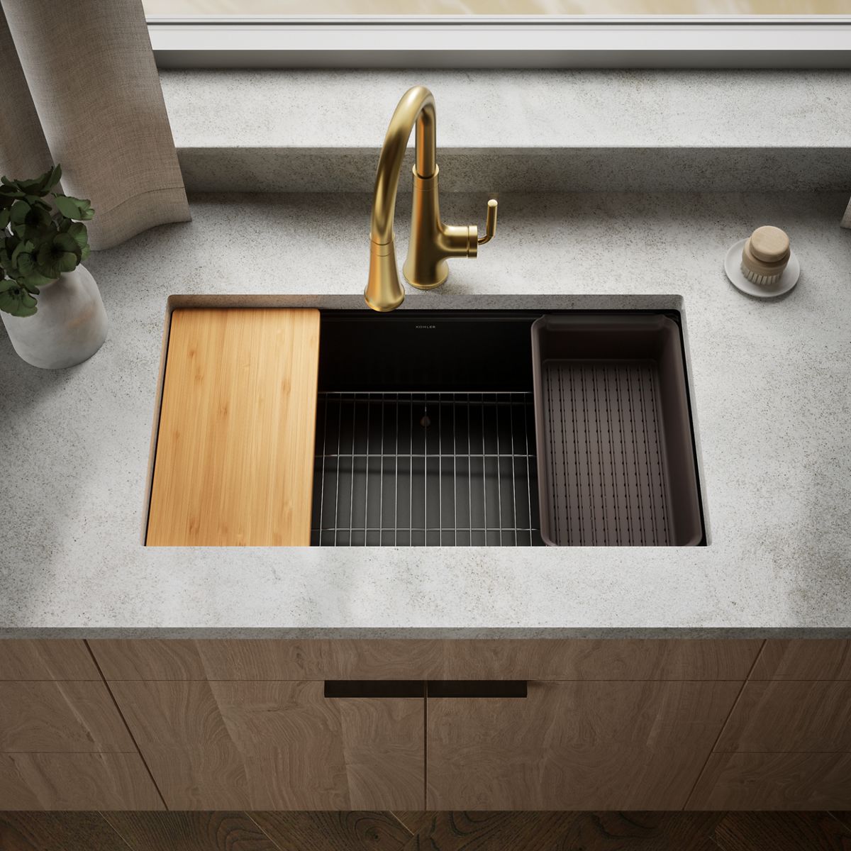Ealing Single-Bowl Kitchen Sink | K-R39827-1AC | KOHLER