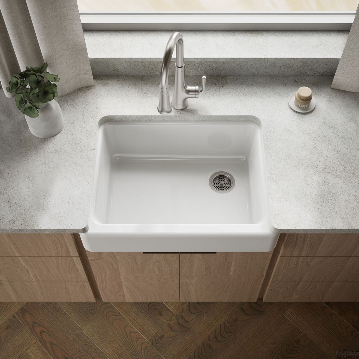 Whitehaven Self-Trimming Undermount Kitchen Sink | K-R6486 | KOHLER