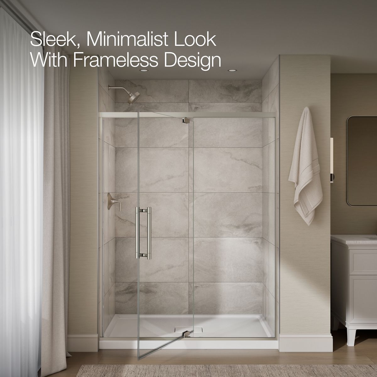 angled view, not straight-on, 1-point perspective, product in use