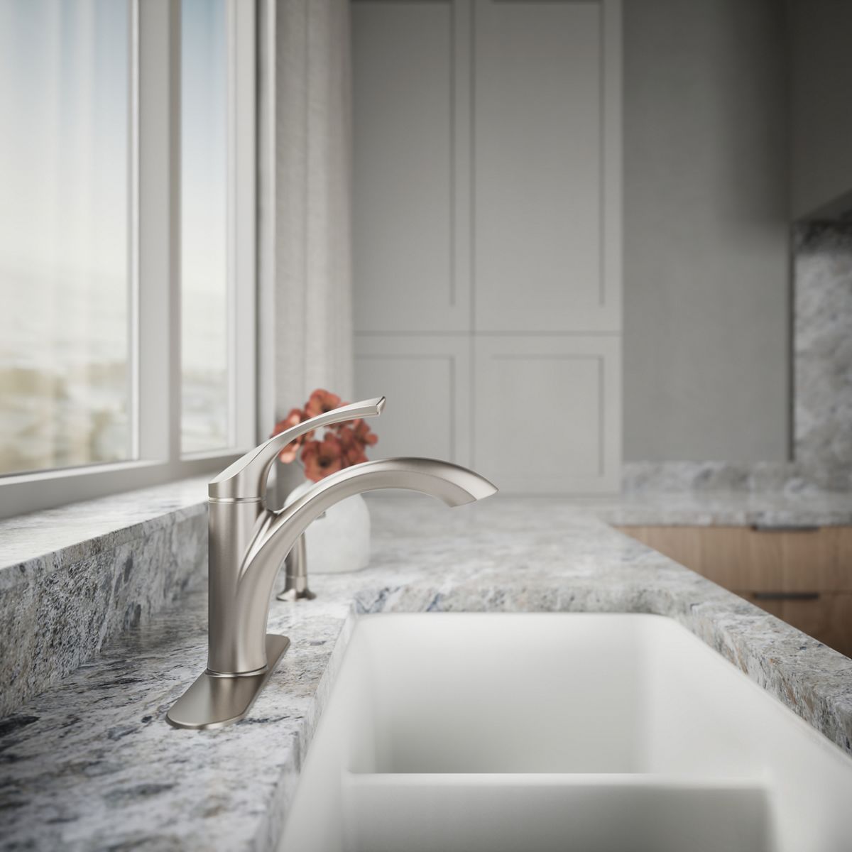 KOHLER | K-R72508 | Mistos Kitchen Sink Faucet with Sidespray