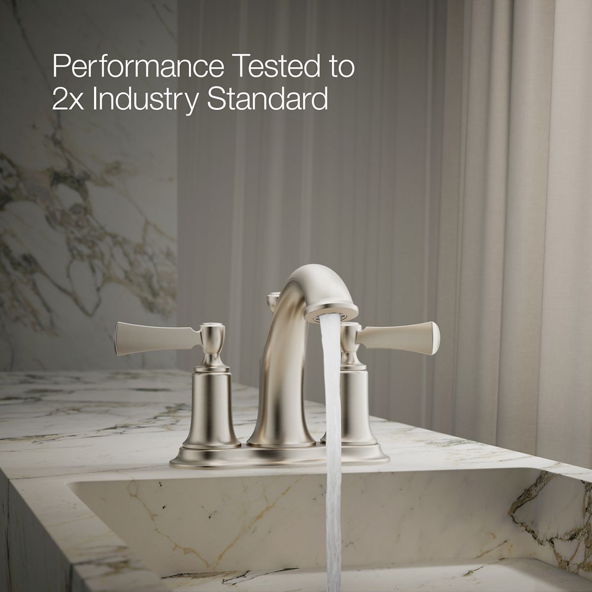 KOHLER | K-R72780-4D1 | Elliston centerset bathroom sink faucet