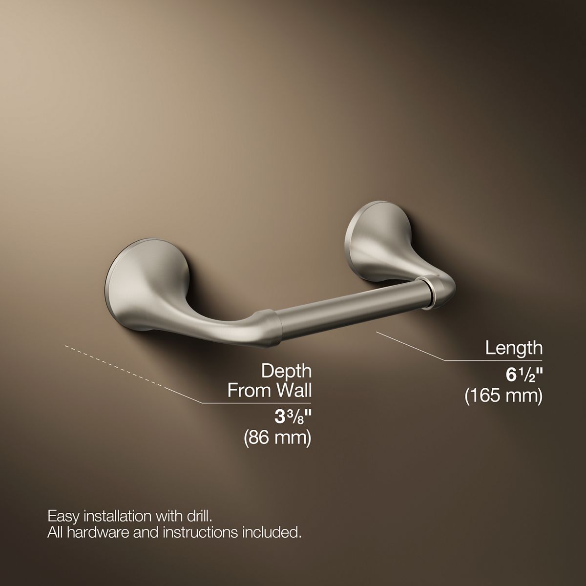Ellinston pivoting toilet paper holder | K-R72787 | KOHLER