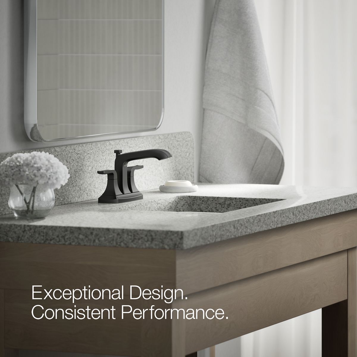 KOHLER | K-R76215-4D | Rubicon Two-Handle Centerset Bathroom Faucet