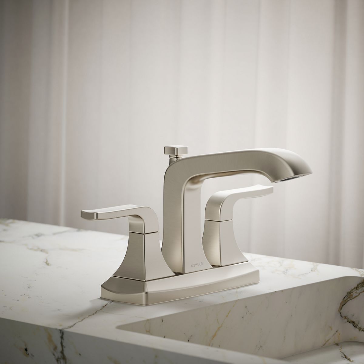 クロスロイド4 KOHLER | K-R76215-4D | Rubicon Two-Handle Centerset Bathroom Faucet
