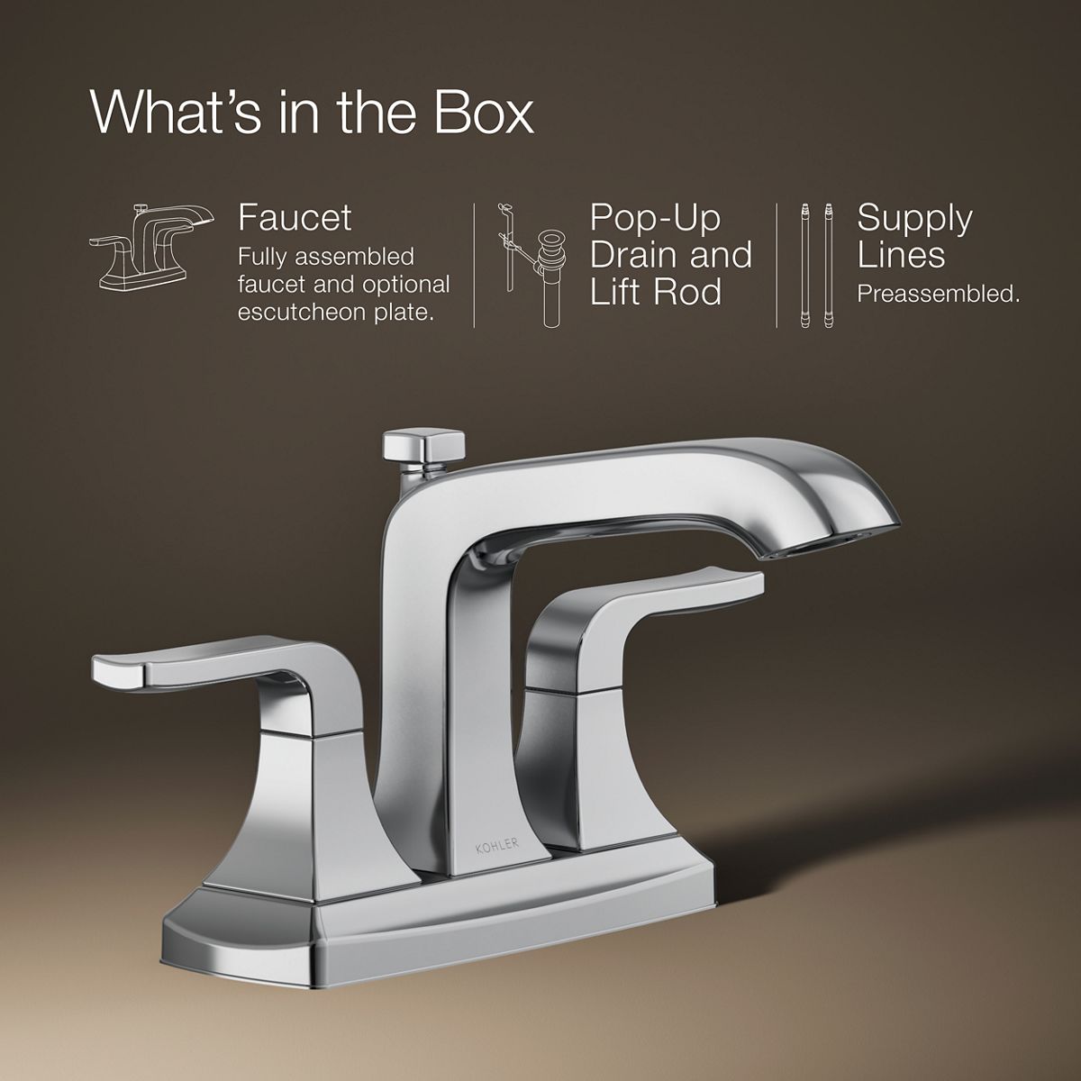 KOHLER | R76215-4D | Rubicon™| Two-handle 4