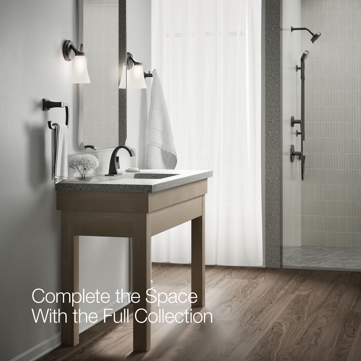 Tony K KOHLER | K-R78037-4D | Katun Single-Handle Bathroom Sink Faucet