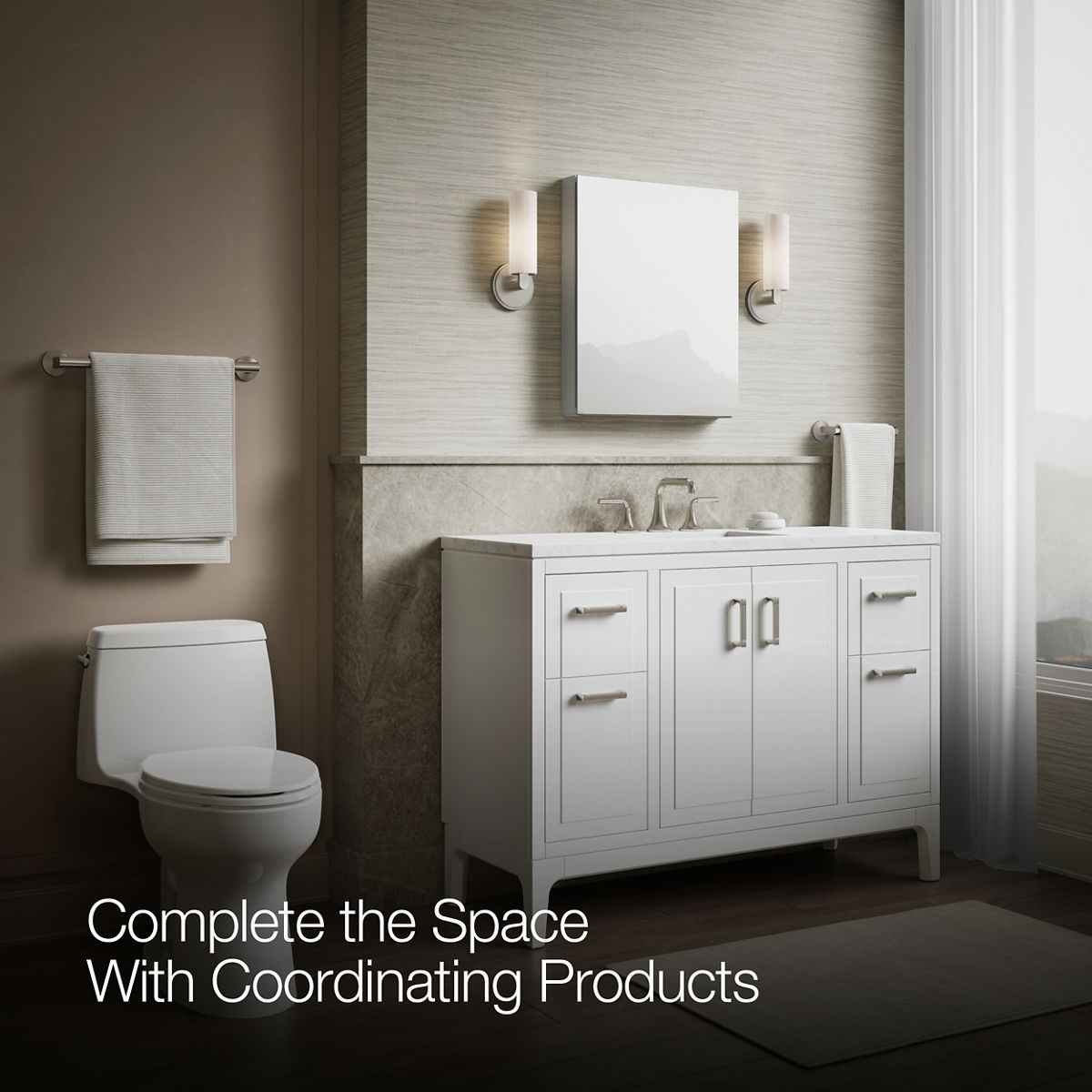 Up to 3 walls & multiple product categories visible