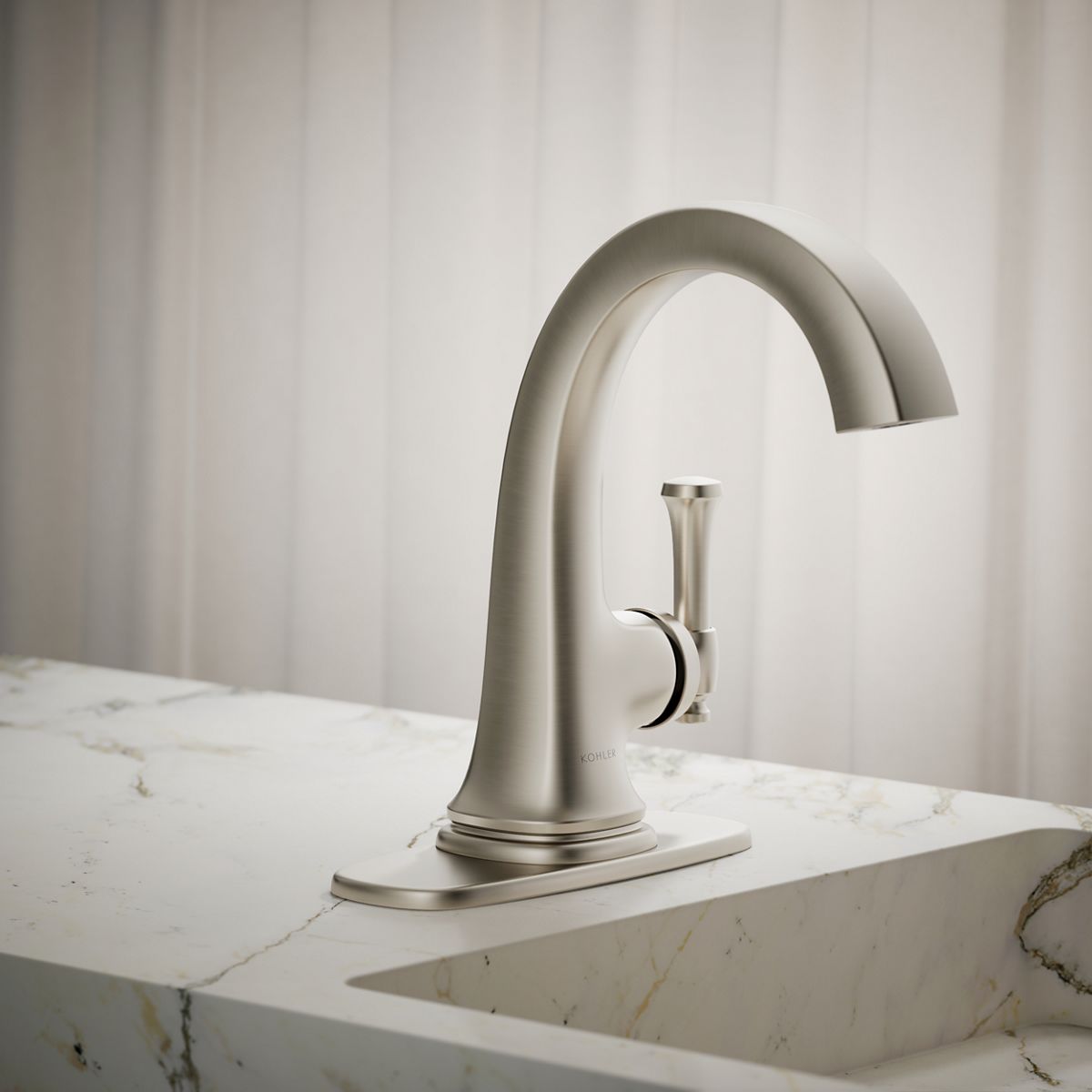 Florez 1-Handle Bathroom Sink Faucet | K-REC27817-4D | KOHLER