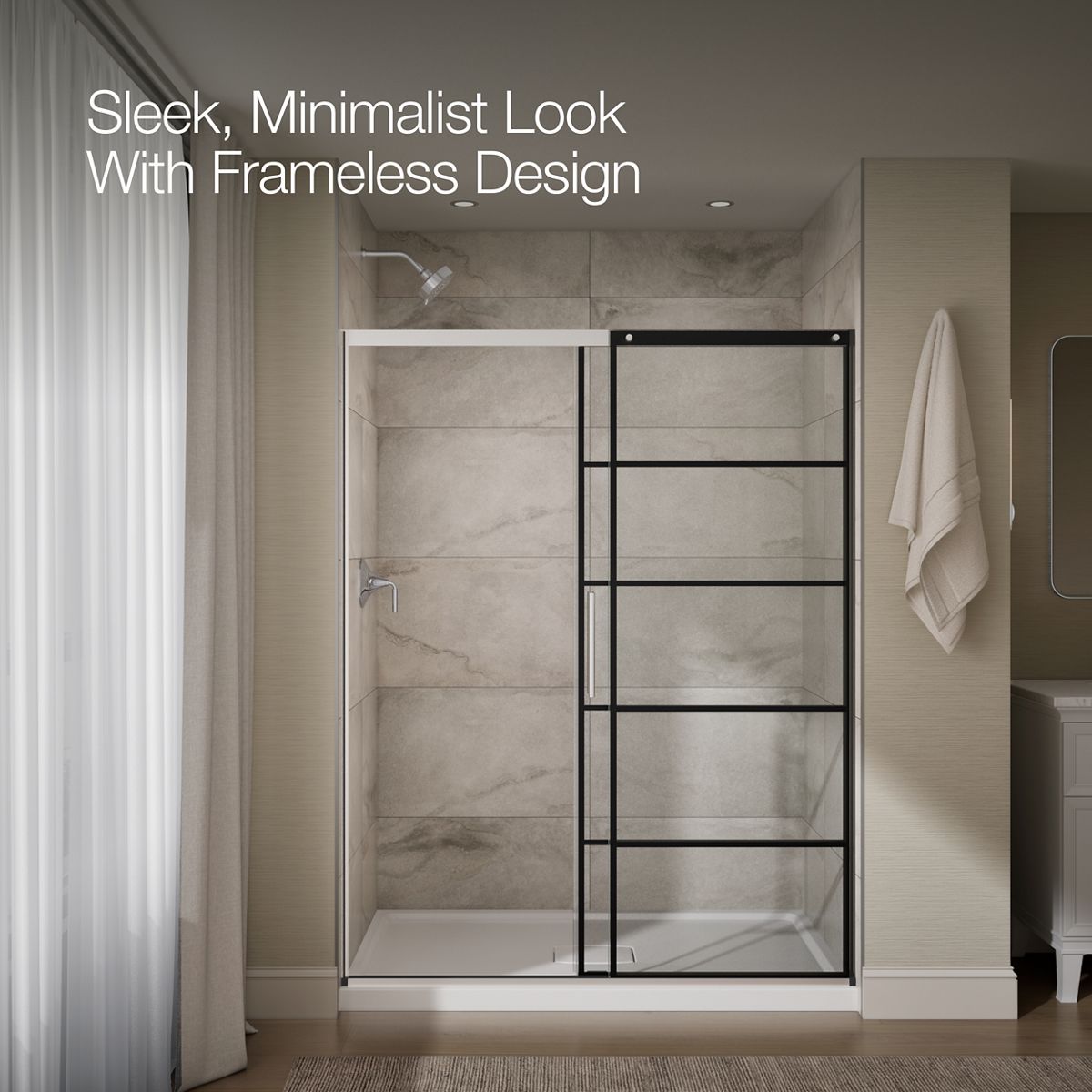 angled view, not straight-on, 1-point perspective, product in use