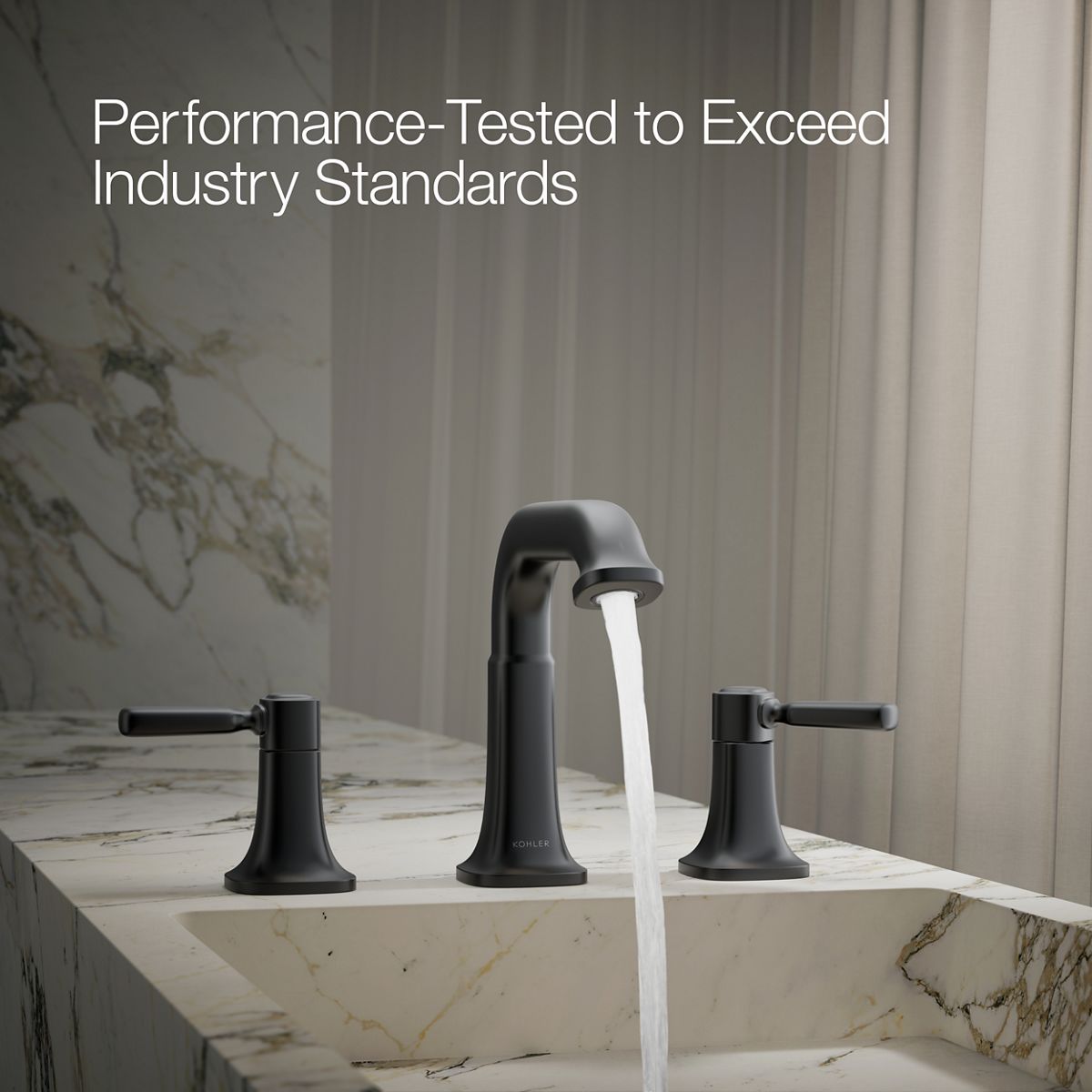 KOHLER | REC34946-4D | Terzet™| Widespread bathroom sink faucet