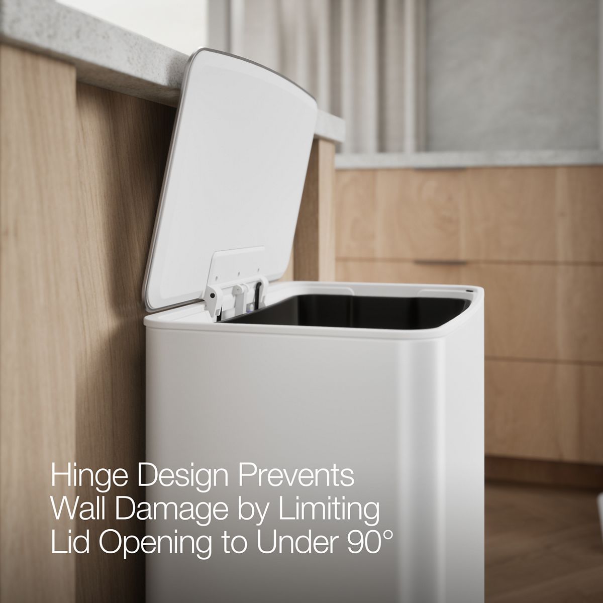 13-Gallon Curved Step Trash Can | K-REC35844 | KOHLER