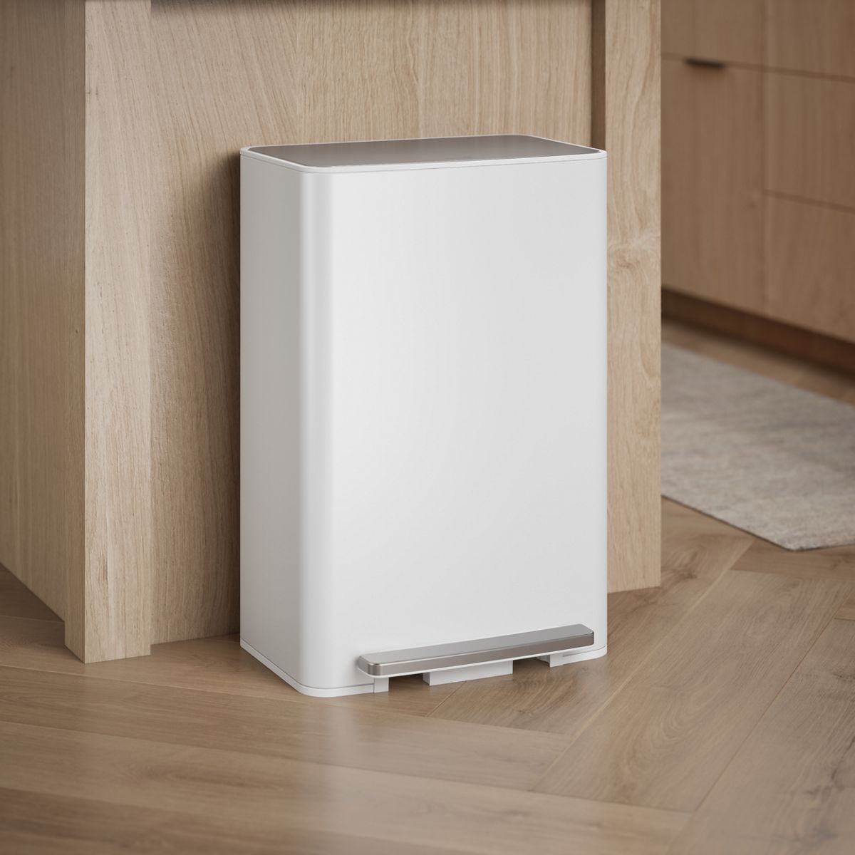 13-Gallon Curved Step Trash Can | K-REC35844 | KOHLER