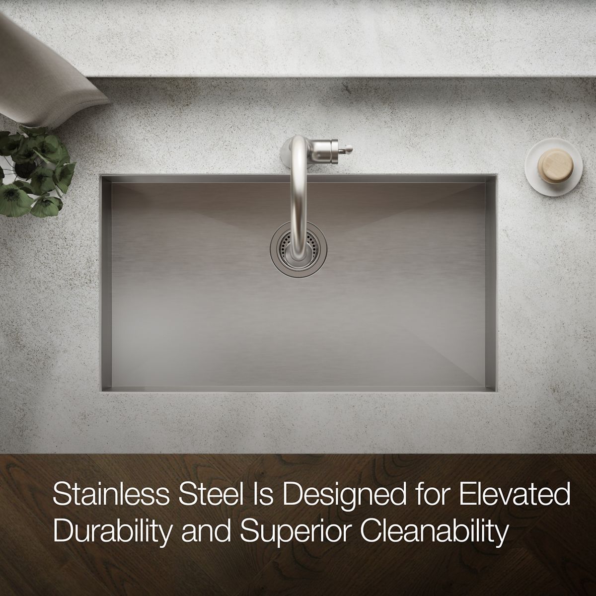 Lyric Undermount Single-Bowl Kitchen Sink | K-RH20912-NA | KOHLER