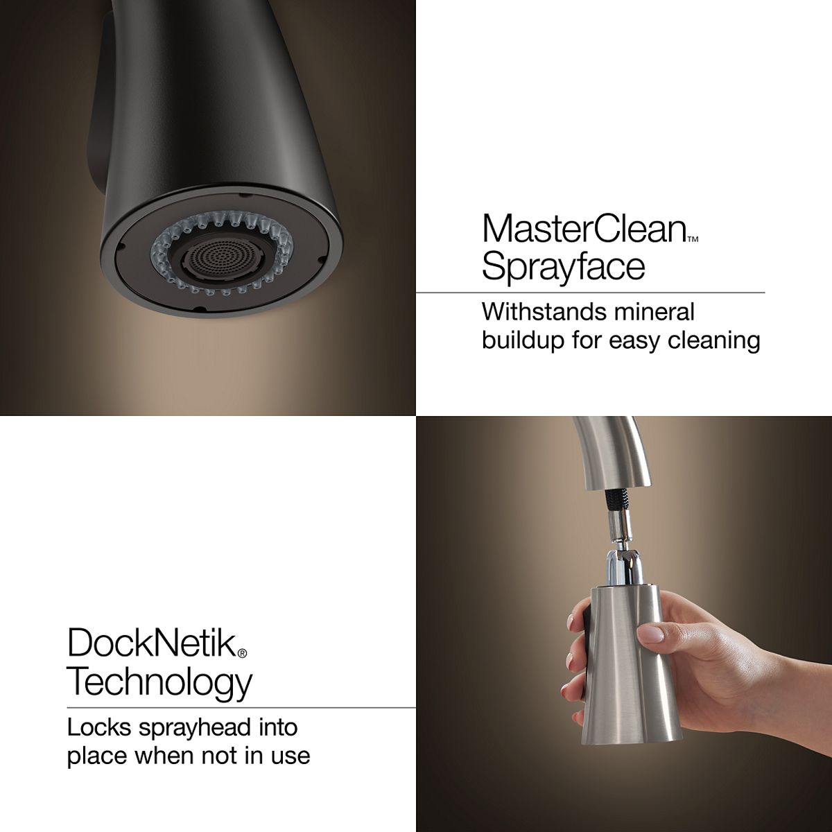 Tempered Pull-Down Single-Handle Kitchen Sink Faucet | K-24661