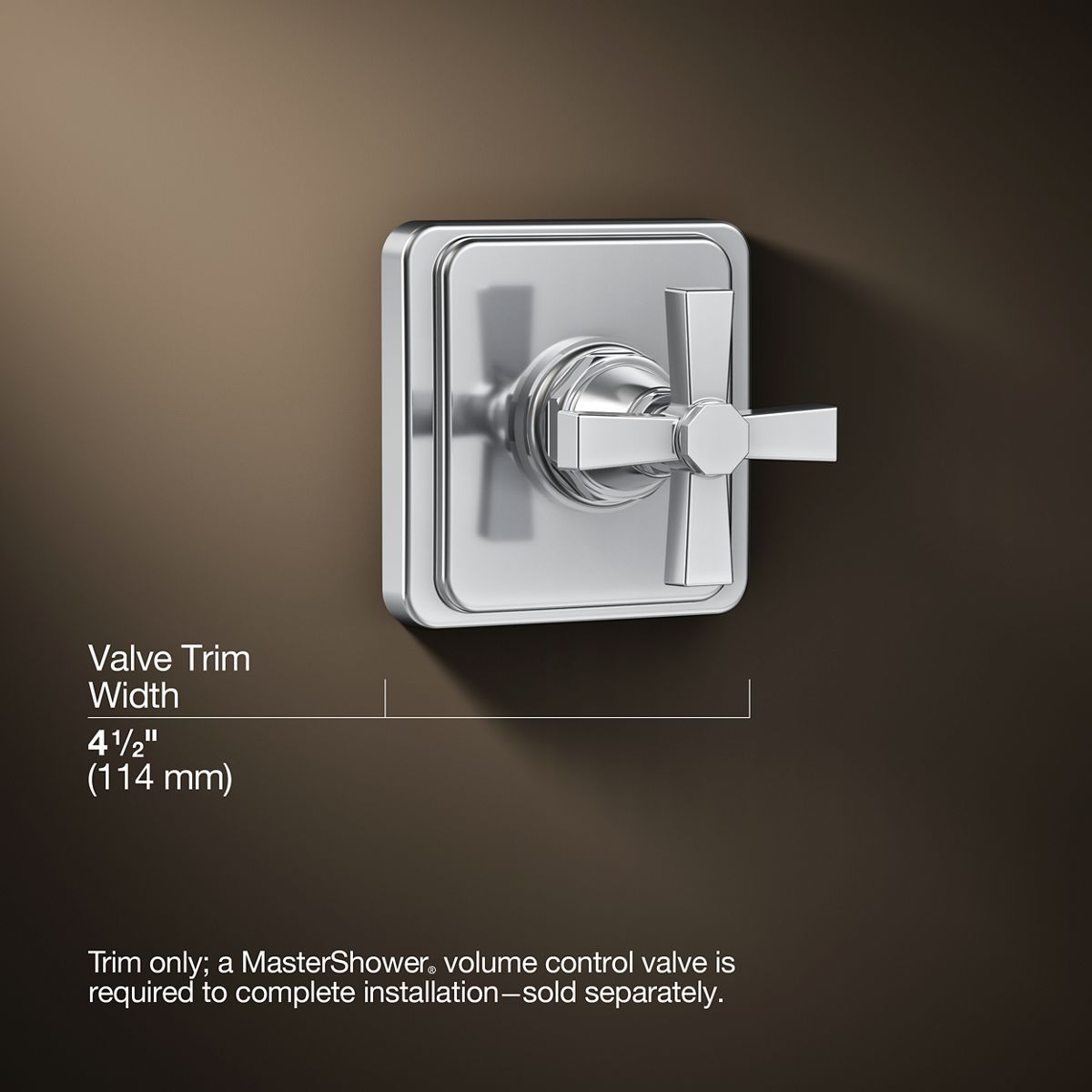 3/4 view of product with dimensions