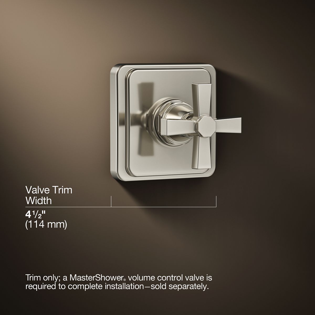 3/4 view of product with dimensions