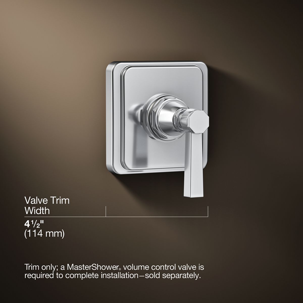3/4 view of product with dimensions