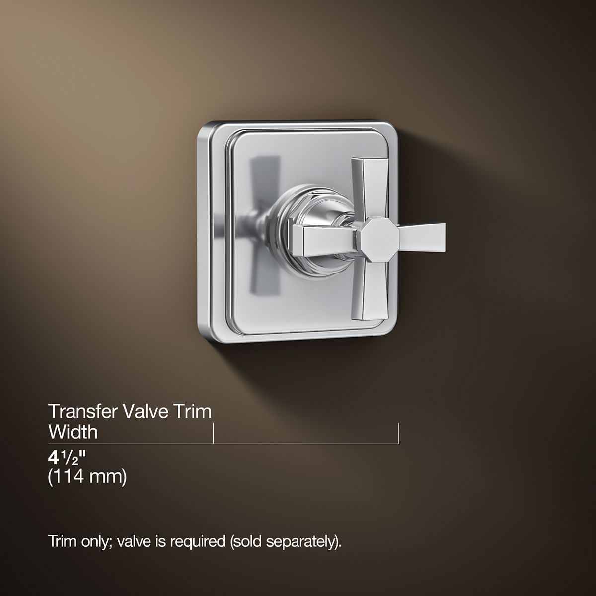 3/4 view of product with dimensions