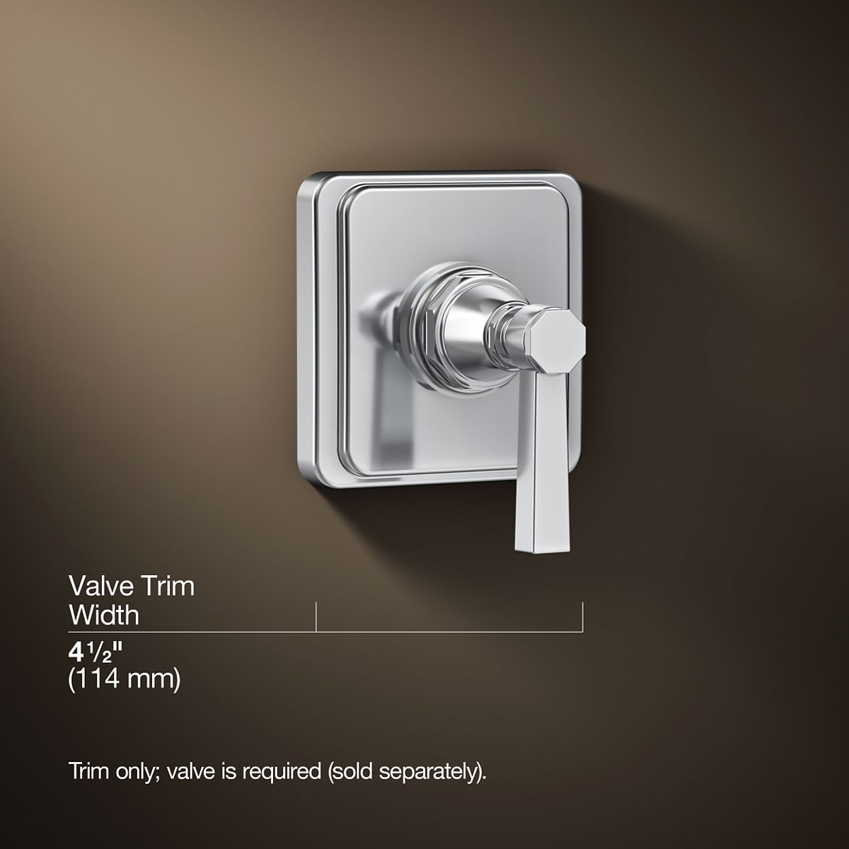 3/4 view of product with dimensions