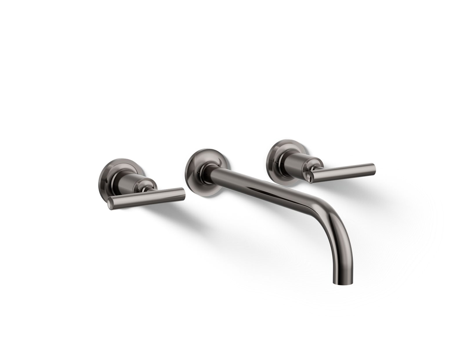 Purist Wall-mount bathroom sink faucet trim with Lever handles, 1.2 gpm