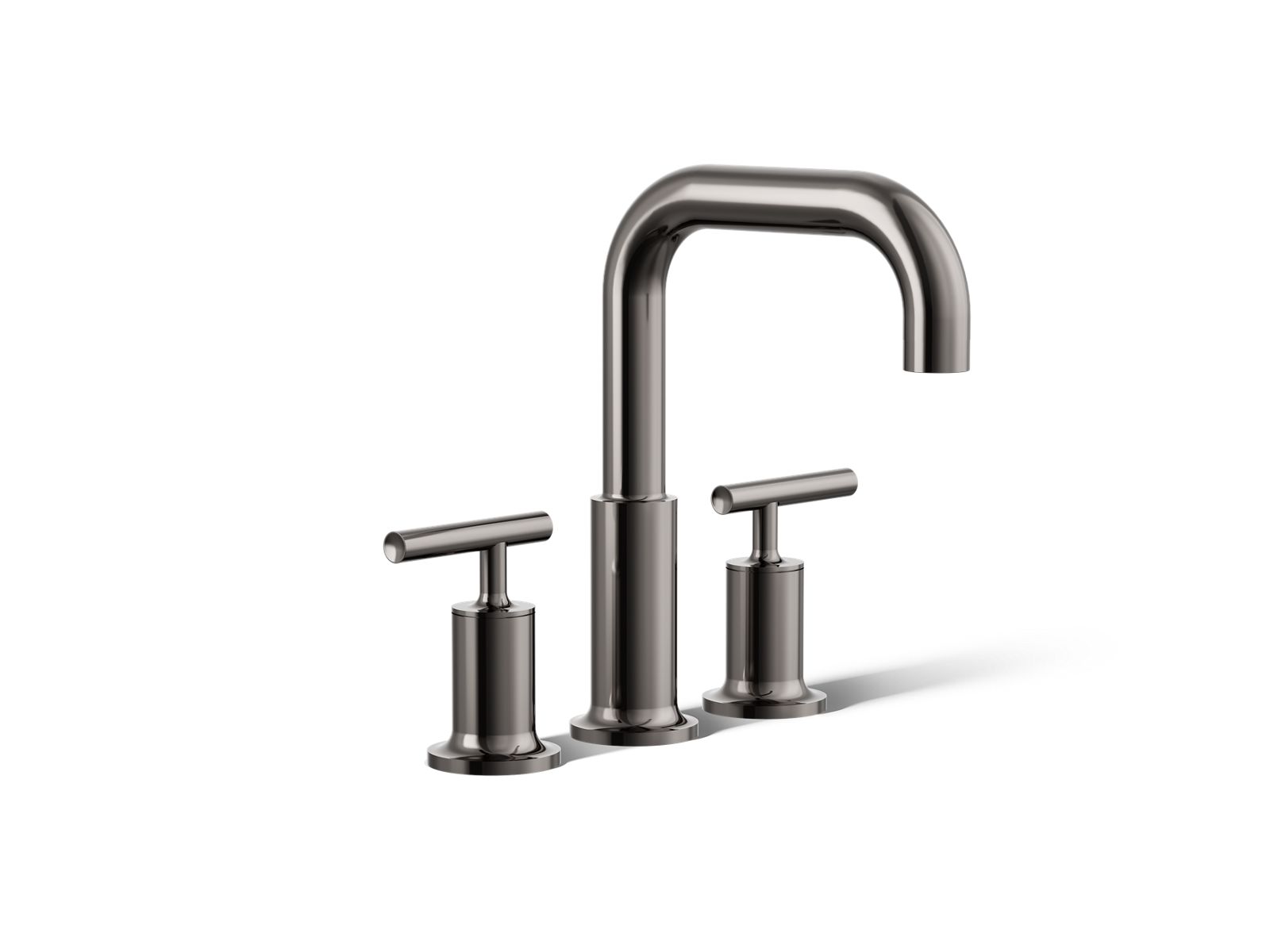 Purist Deck-mount bath faucet trim with Lever handles