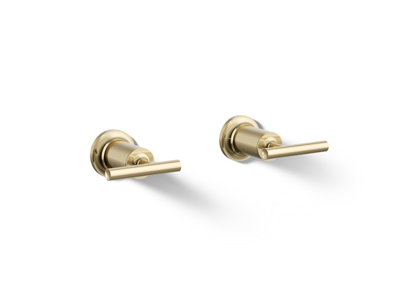 Purist Deck- or wall-mount bath faucet handle trim with lever design