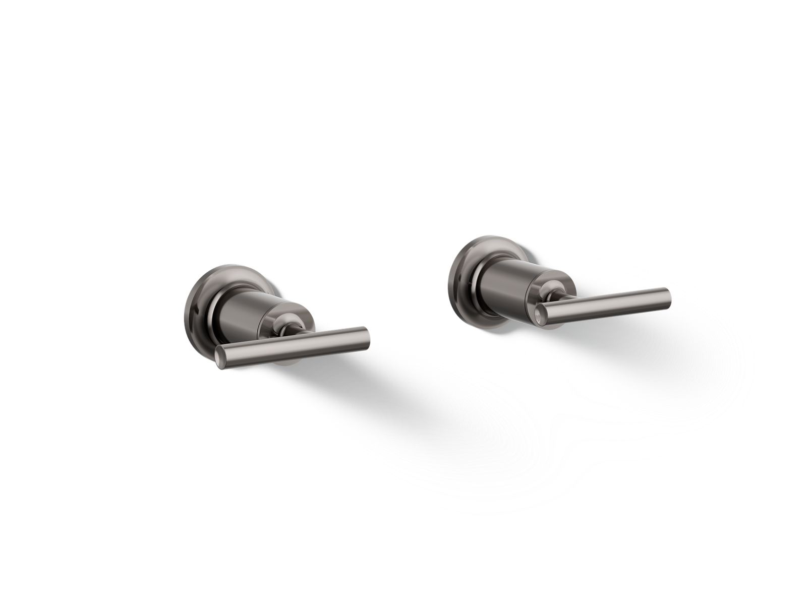 Purist Deck- or wall-mount bath faucet handle trim with lever design