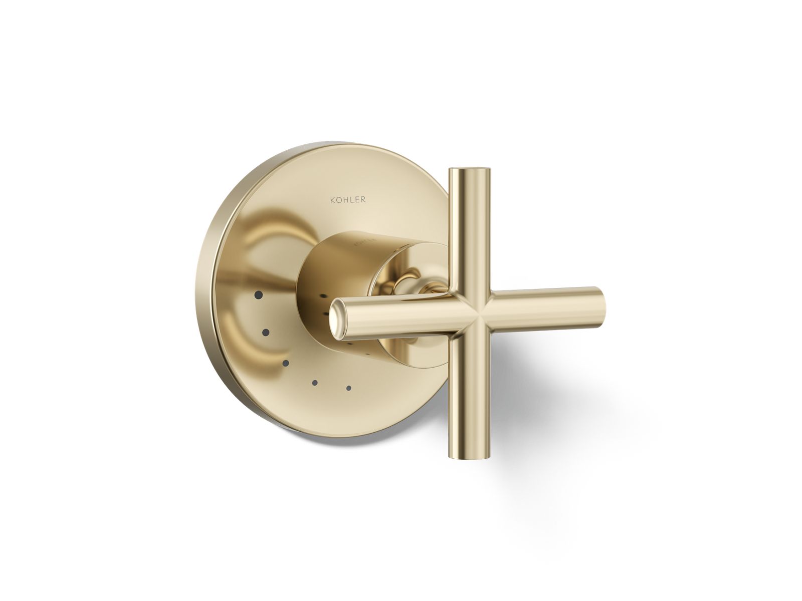Purist MasterShower volume control valve trim with cross handle