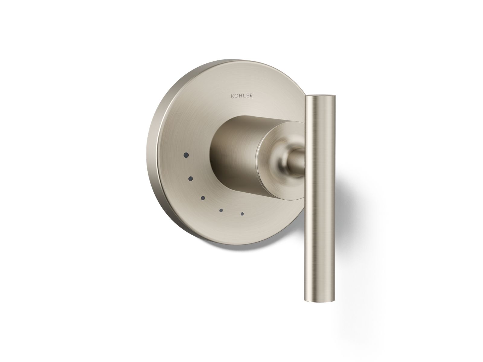 Purist MasterShower volume control valve trim with lever handle