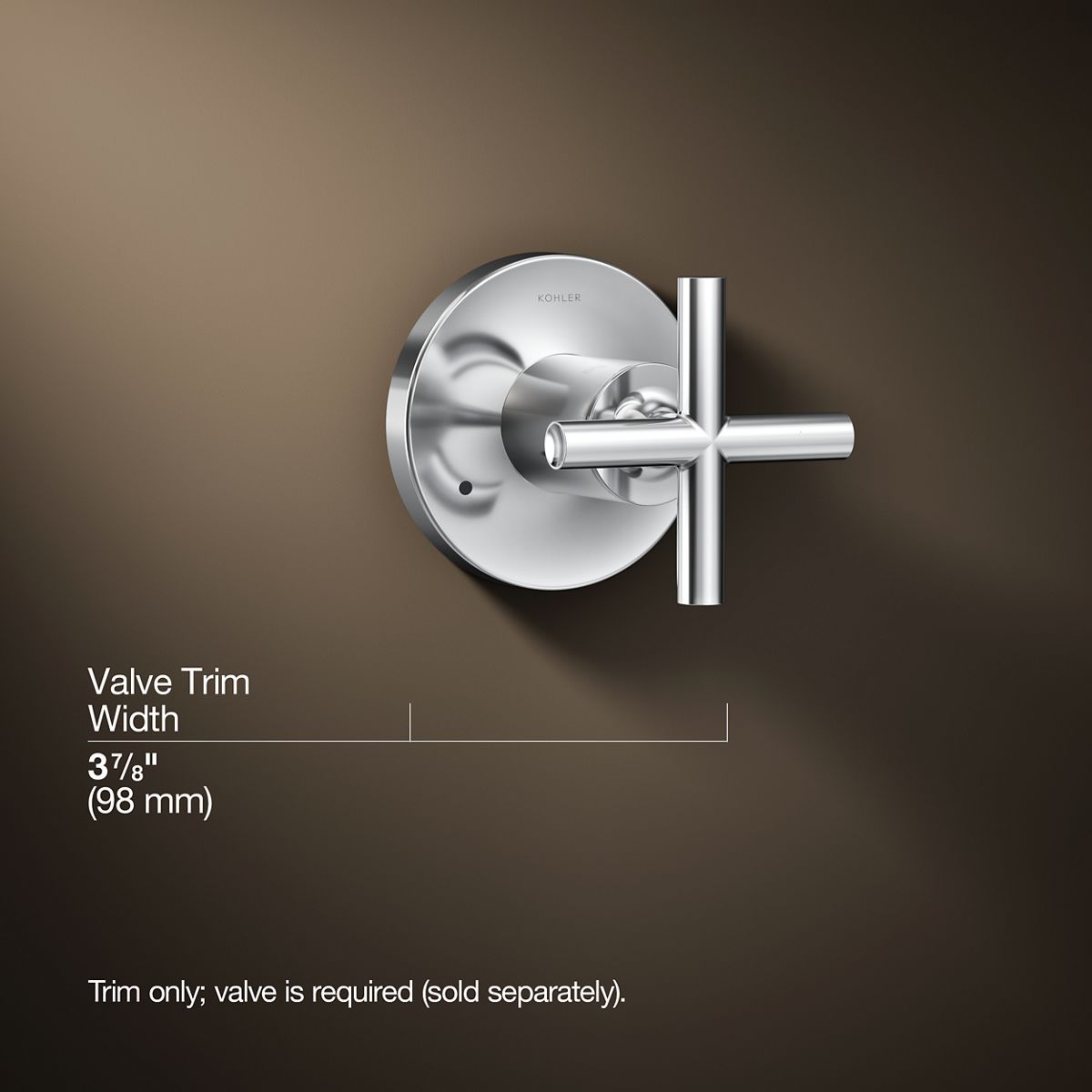 3/4 view of product with dimensions