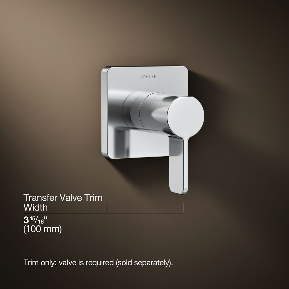 3/4 view of product with dimensions