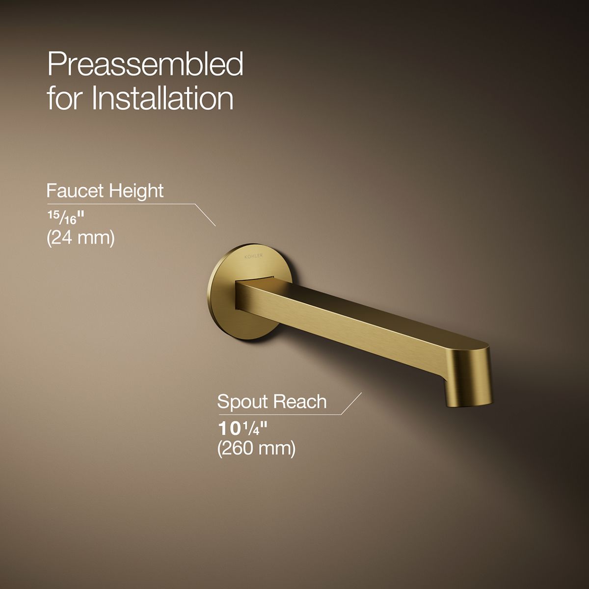 3/4 view of product with dimensions