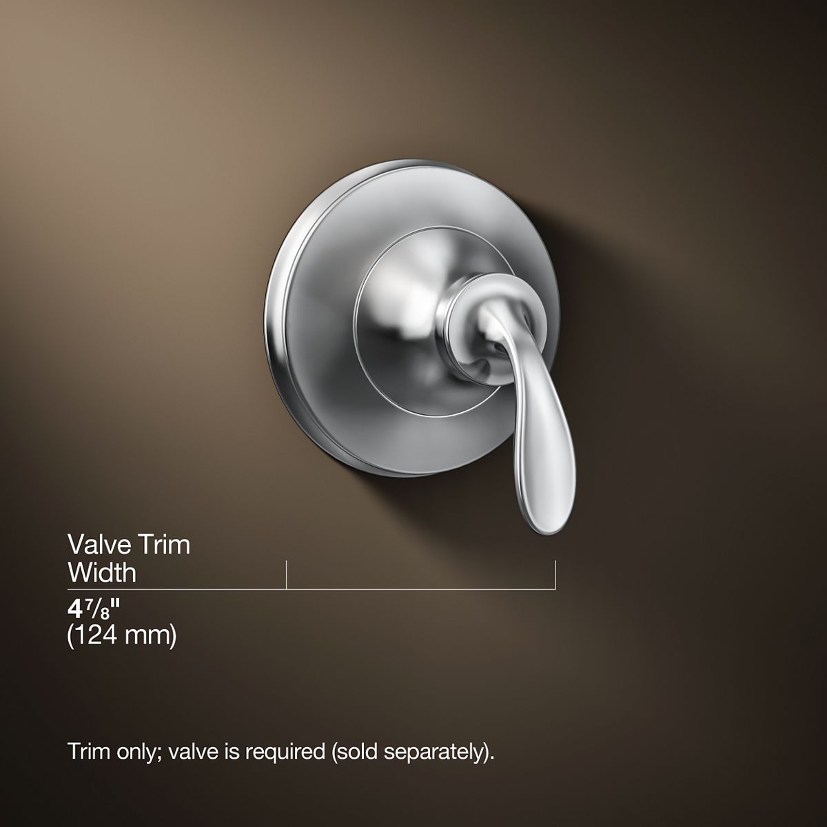 3/4 view of product with dimensions
