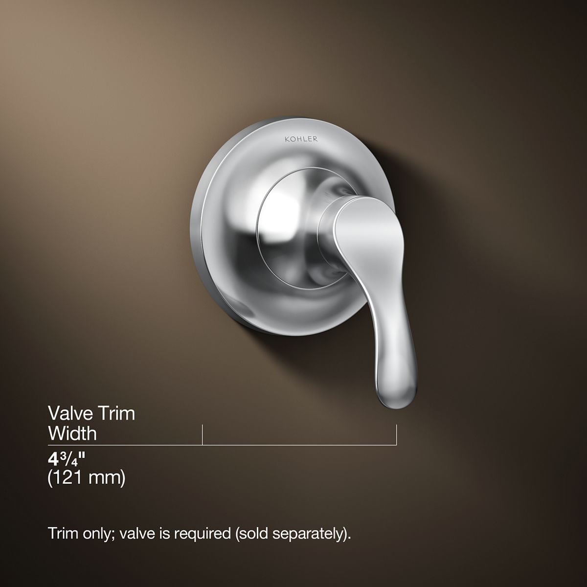 3/4 view of product with dimensions