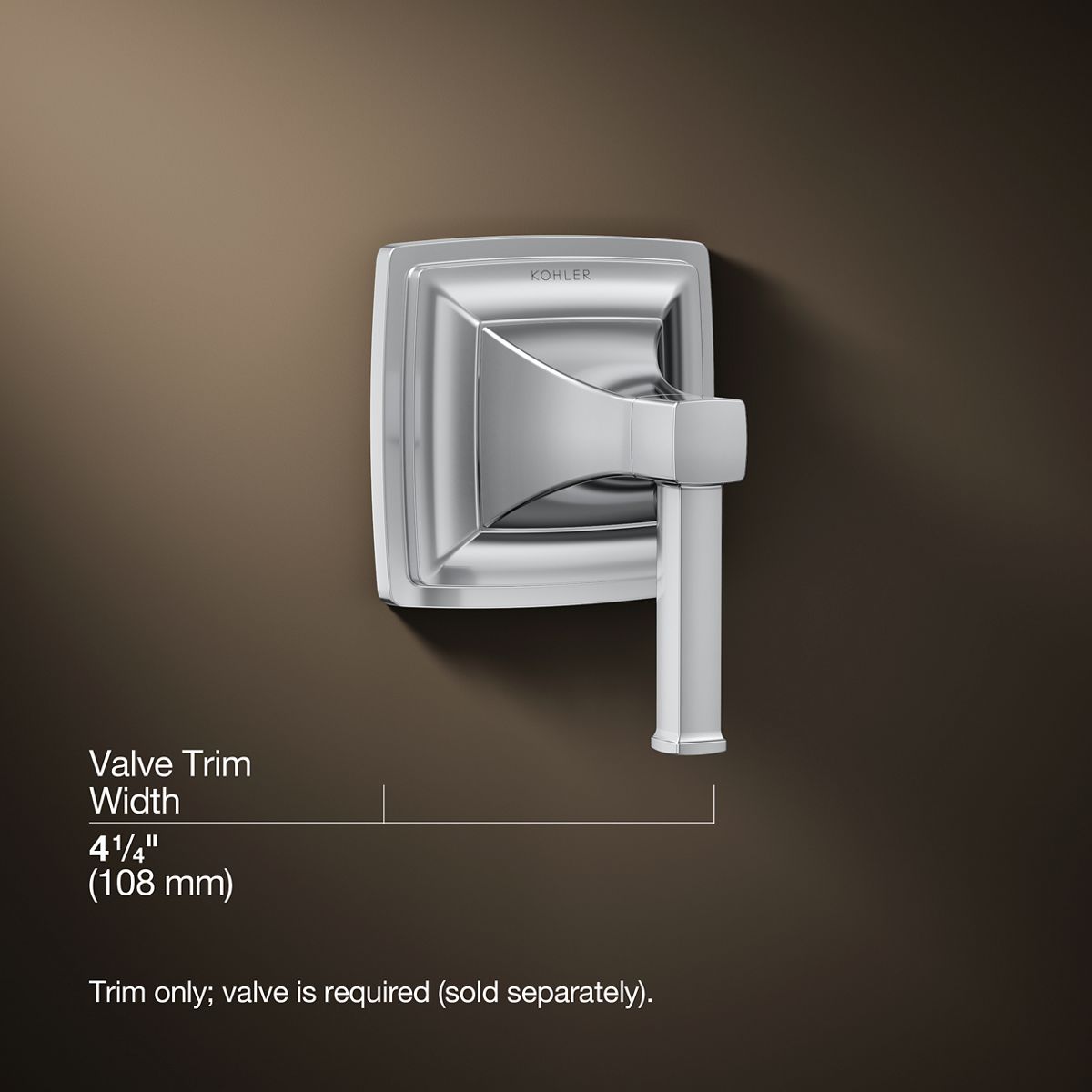 3/4 view of product with dimensions