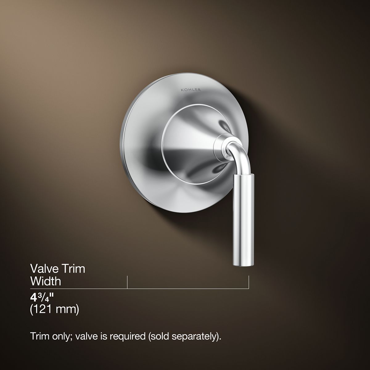 3/4 view of product with dimensions