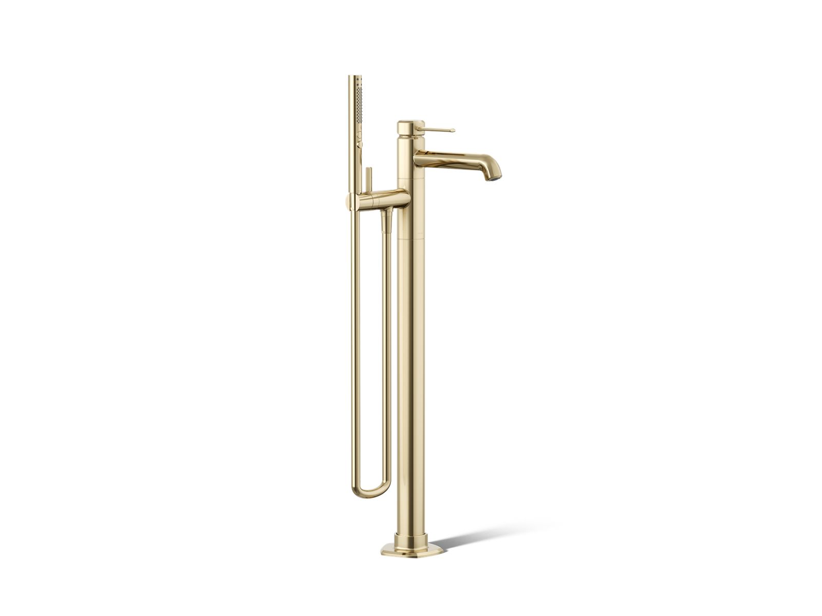 Occasion Floor-mount bath filler trim with handshower