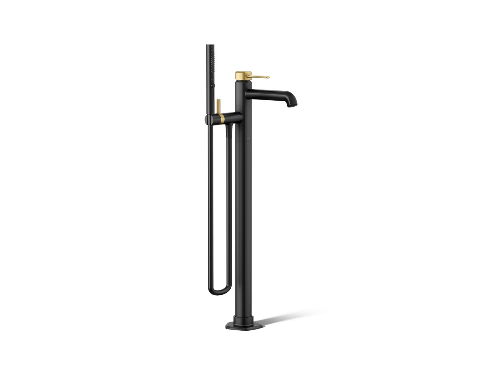 Occasion Floor-mount bath filler trim with handshower