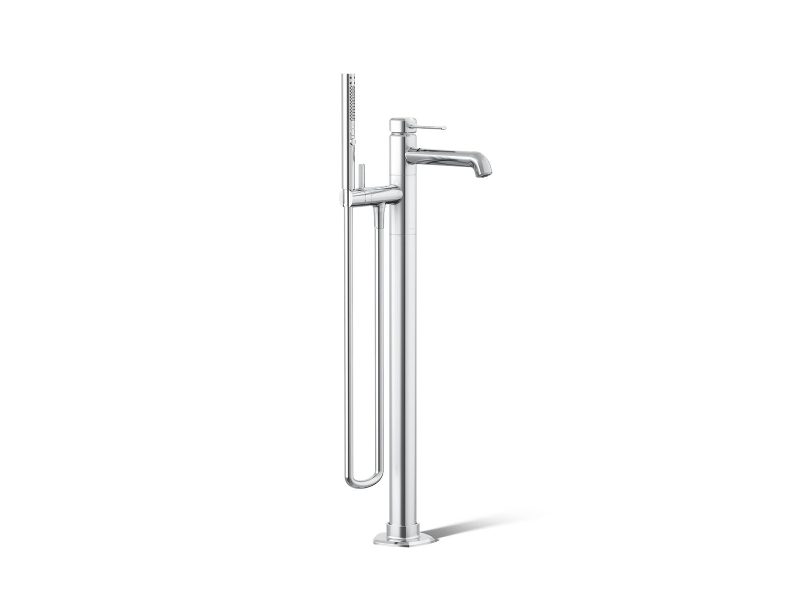 Occasion Floor-mount bath filler trim with handshower