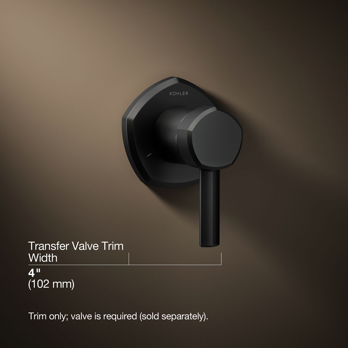 3/4 view of product with dimensions